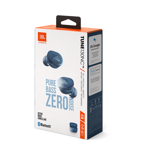 JBL Tune 130NC TWS - Blue - True wireless Noise Cancelling earbuds - Detailshot 10 image number null